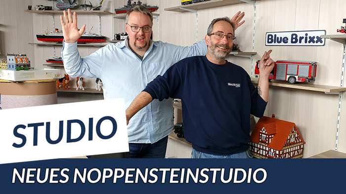 Youtube: Unser neues Noppensteinstudio - eine Roomtour bei BlueBrixx!