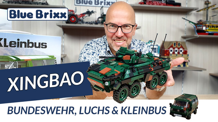 Youtube: Kleinbus & Luchs der Bundeswehr von Xingbao @ BlueBrixx