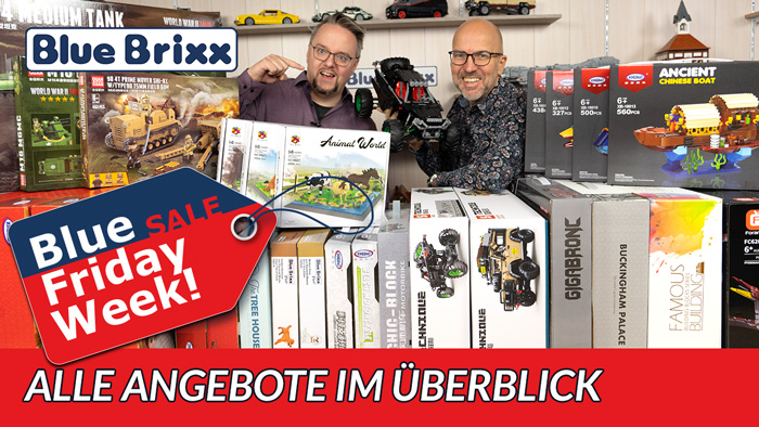 Youtube: Blue Friday Week bei BlueBrixx - alle Angebote im Überblick!