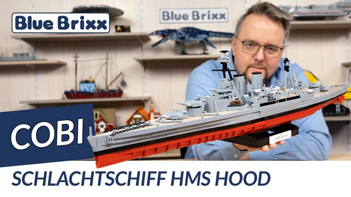 Youtube: Schlachtschiff HMS Hood von Cobi @ BlueBrixx