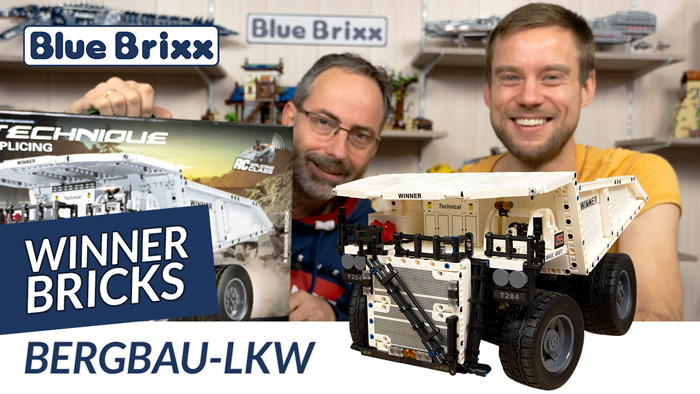 Youtube: Bergbau-LKW von Winner Bricks @ BlueBrixx - ein Muldenkipper mit Fernsteuerung!