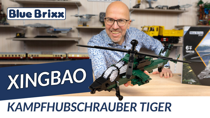 Youtube: Kampfhubschrauber Tiger der Bundeswehr von Xingbao @ BlueBrixx