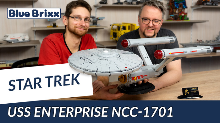 Star Trek USS Enterprise NCC 1701 104183 von BlueBrixx-Pro - das große Display-Modell!
