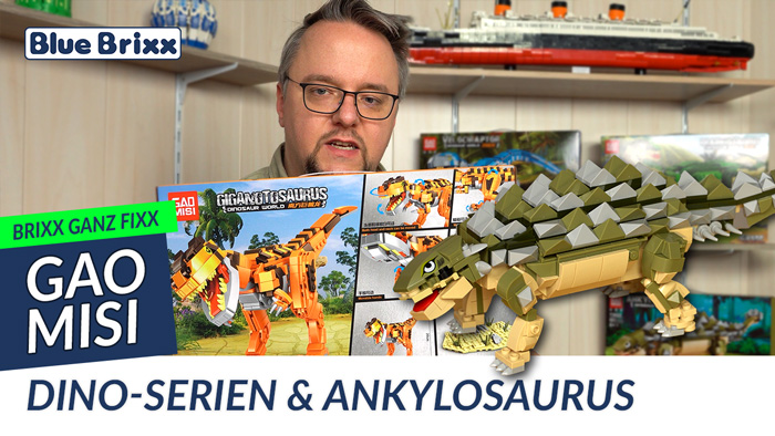 Youtube: Brixx ganz fix:  Dino-Serien & Ankylosaurus von TaiGaoLe @ BlueBrixx
