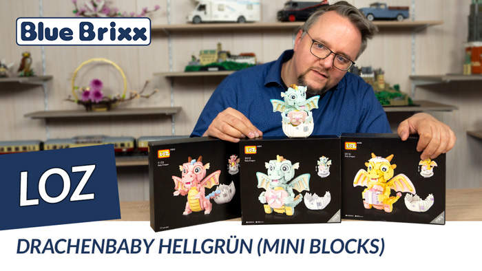 Youtube: Drachenbaby aus Miniblocks von LOZ @ BlueBrixx - eines von vielen für uns entwickelten Sets!