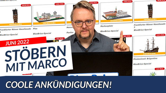 Stöbern mit Marco - Ankündigungen, neue Sets und Gutscheine im Juni 2022!