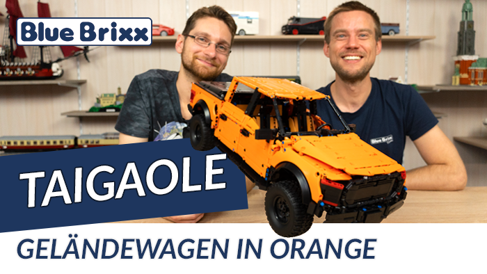 Geländewagen in orange von TaiGaoLe  @BlueBrixx Group   - über 3000 Teile!