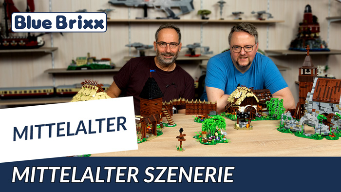 Mittelalter-Szenerie von BlueBrixx - Zubehör für unsere Mittelaltersets!