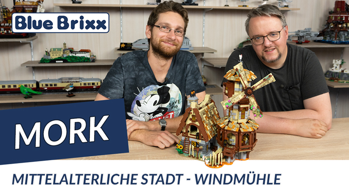 Mittelalterliche Stadt Windmühle von Mork @BlueBrixx - ein lizensiertes MOC von letz PLAY!