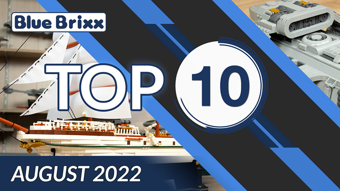 Top 10 August 2022 bei BlueBrixx - die besten Sets des vergangenen Monats!