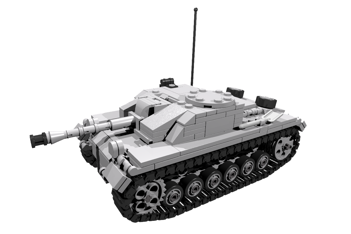 Tank - Can be combined with Lego - Sturmgeschuetz III - Panzer t38