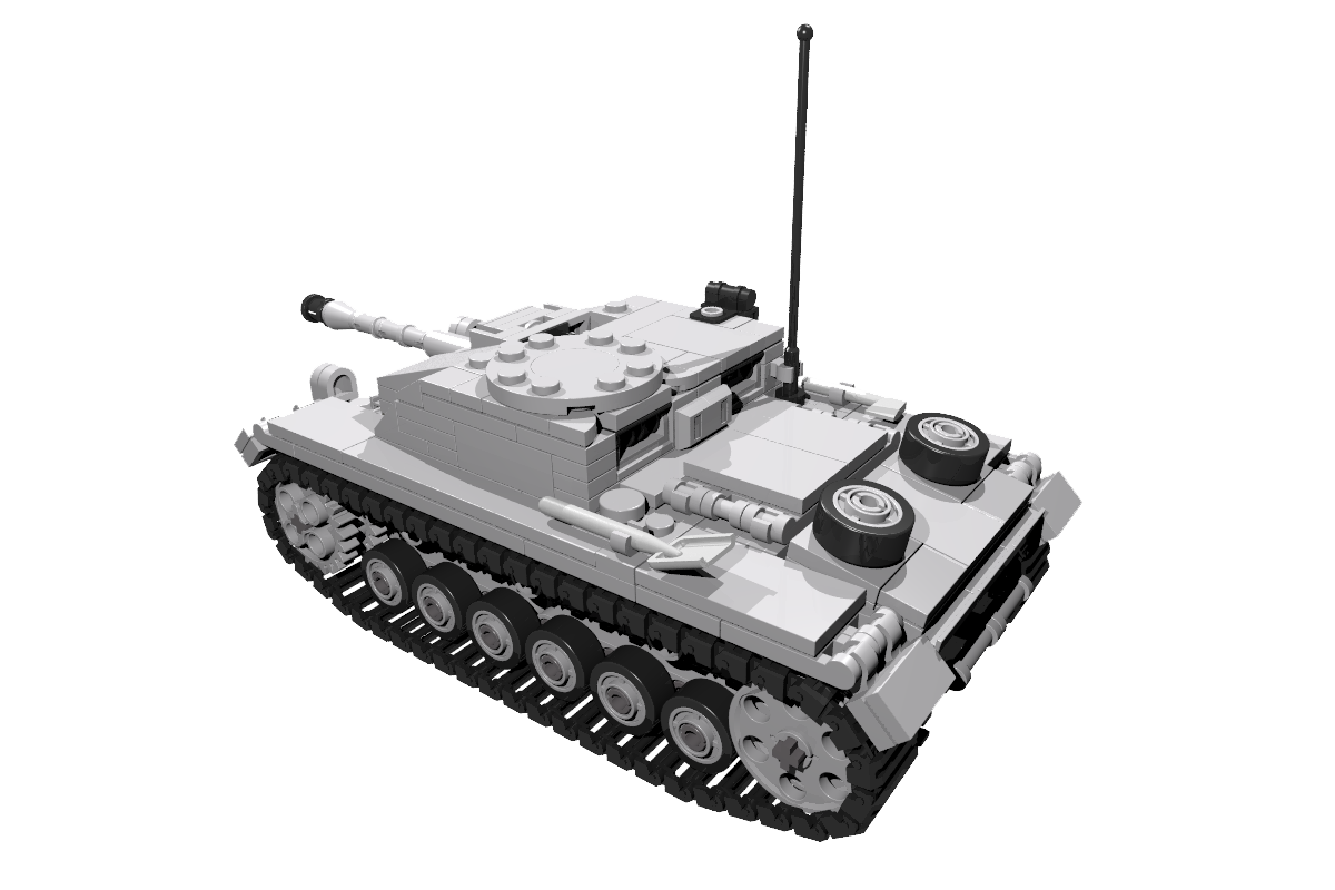 Tank - Can be combined with Lego - Sturmgeschuetz III - Panzer t38