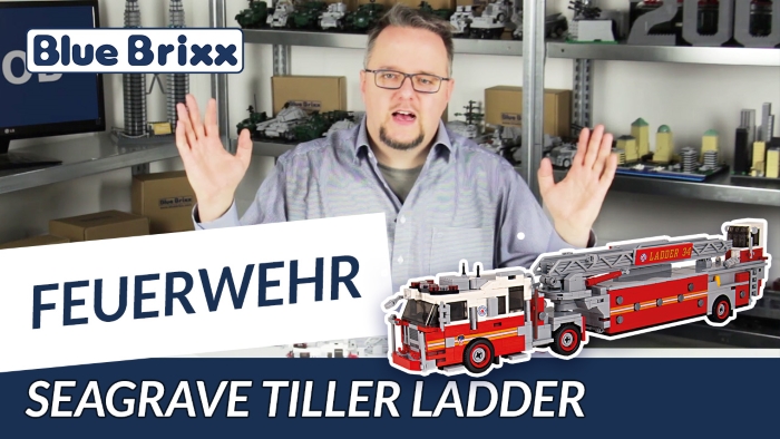 Youtube BlueBrixx Special Seagrave Tiller Ladder