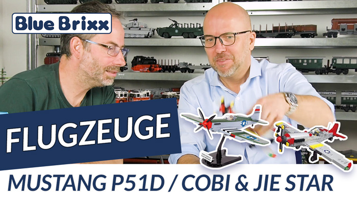 Youtube BlueBrixx P-51D Cobi vs. Jie Star