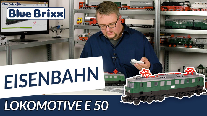 Youtube: Lokomotive E50 von BlueBrixx
