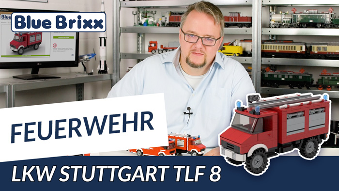 Youtube: Feuerwehrfahrzeug TLF 8 von BlueBrixx