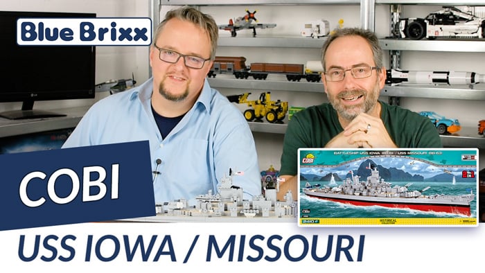 Youtube: USS Iowa / USS Missouri von Cobi @ BlueBrixx
