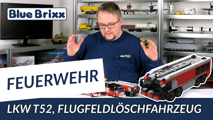 Youtube: Feuerwehrfahrzeug T52 FLF von BlueBrixx