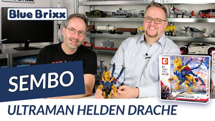 Youtube: Ultraman Helden Drache von Sembo @ BlueBrixx