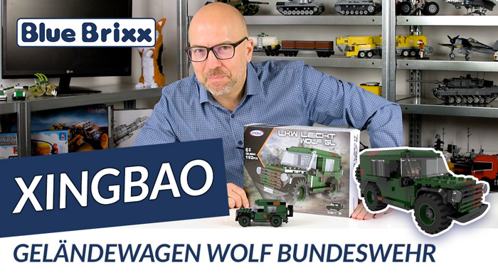 Youtube: Bundeswehr-Geländewagen Wolf von Xingbao @ BlueBrixx