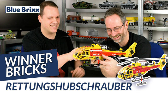 Youtube: Rettungshubschrauber von Winner Bricks @ BlueBrixx