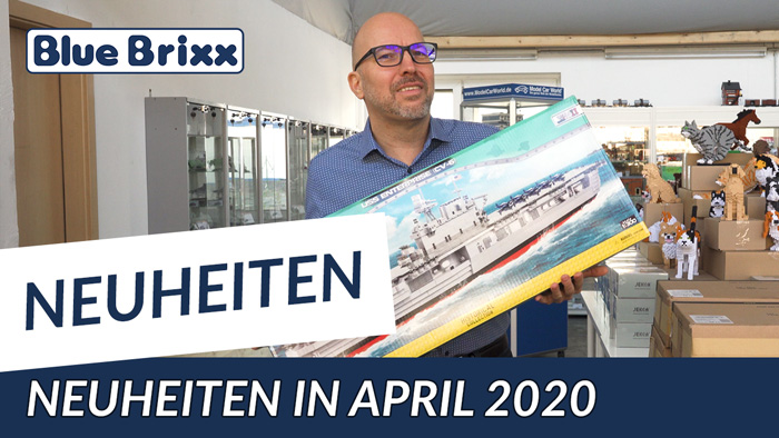 Youtube: Die April-Neuheiten 2020 bei BlueBrixx - ein Rundgang mit Klaus!