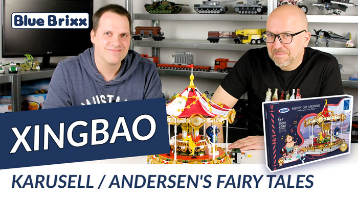 Youtube: Karussell Andersen's Fairy Tales von Xingbao @ BlueBrixx