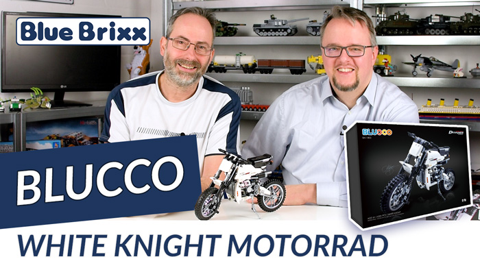 Youtube: White Knight Cross Motorrad von Blucco @ BlueBrixx