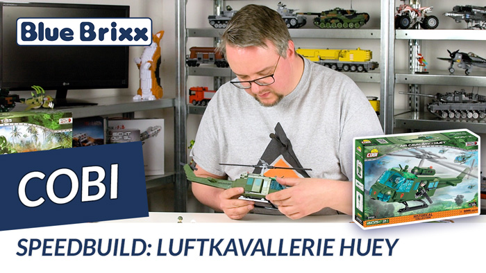 Youtube: Bell UH-1 Huey der US-Luftkavallerie von Cobi @ BlueBrixx - mit Speedbuild!