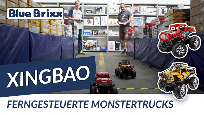 Ferngesteuerte Monstertrucks von Xingbao @ BlueBrixx