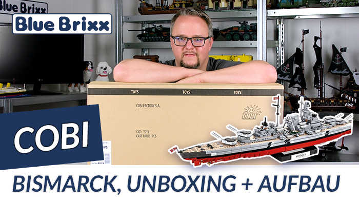 Youtube: Schlachtschiff Bismarck von Cobi - Unboxing und Start des Aufbaus!