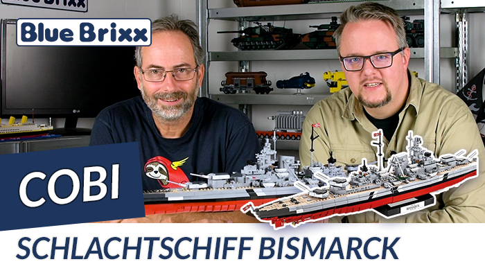 Youtube: Schlachtschiff Bismarck von Cobi @ BlueBrixx