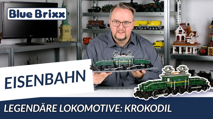 Youtube: Legendäre Lokomotive - Krokodil in grün von BlueBrixx