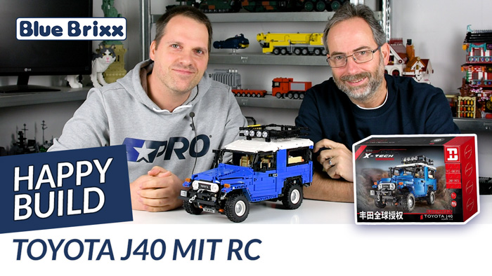 Youtube: Toyota J40 von Happy Build @ BlueBrixx - ein Highlight mit Fernsteuerung!