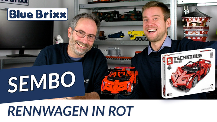 Youtube: Rennwagen in rot von Sembo @ BlueBrixx