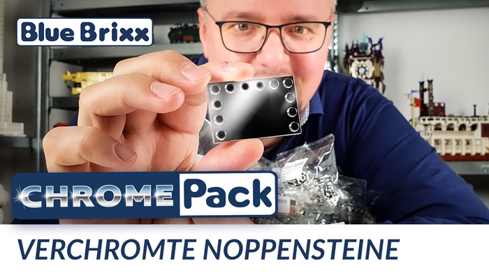 Youtube: Chrome-Packs von BlueBrixx - Noppensteine, in denen man sich spiegeln kann!