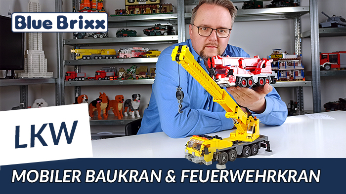 Youtube: Mobiler Baukran & Feuerwehrkran von BlueBrixx