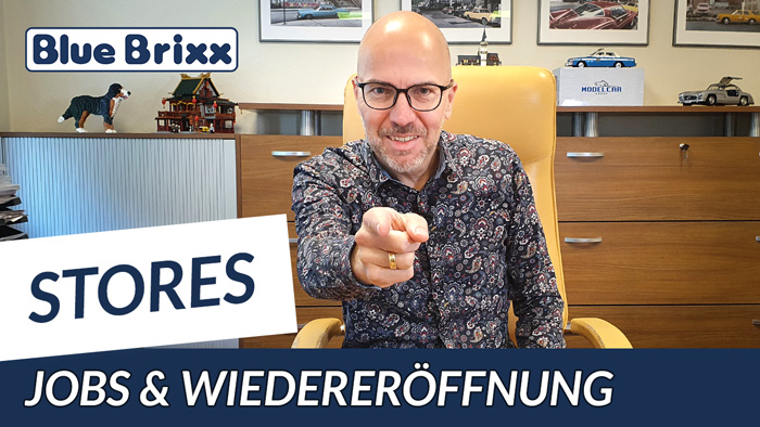 Youtube: BlueBrixx-News: die ersten Stores eröffnen wieder & viele Jobangebote!