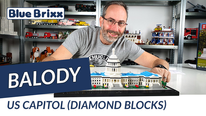 Youtube: US Capitol aus Diamond Blocks von Balody @ BlueBrixx
