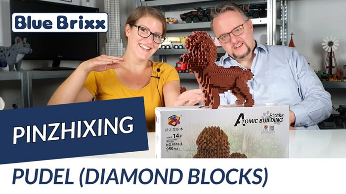 Youtube: Pudel aus Diamond Blocks von PinZhiXing @ BlueBrixx