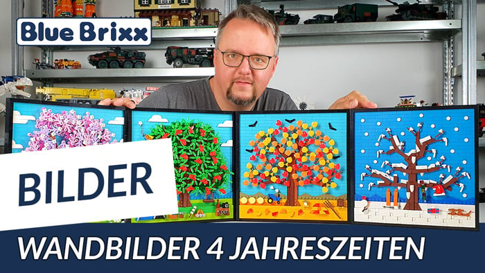 Youtube: 4 Jahreszeiten als Wandbilder von BlueBrixx - Frühling, Sommer, Herbst & Winter!