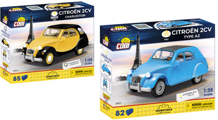 BlueBrixx - Sets - 104265 - Citroen 2CV Charleston 84 KL.