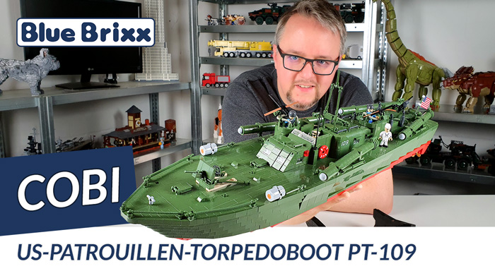 Youtube: US-Patrouillen-Torpedoboot PT 109 von Cobi @ BlueBrixx - Cobis größtes Set bisher!