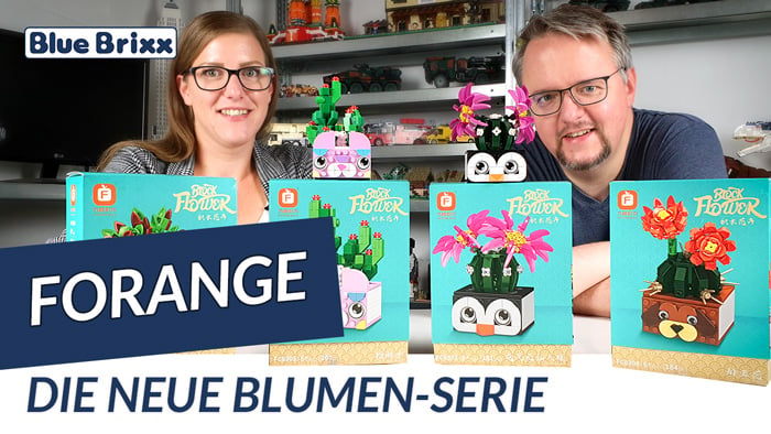 Youtube: Neue Blumen-Serie von Forange @ BlueBrixx - diese Sukkulenten brauchen kein Wasser!