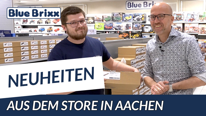 Youtube: Neuheiten @ BlueBrixx - heute aus dem neuen Store in Aachen!