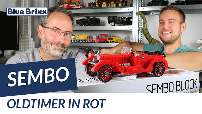 Youtube: Oldtimer in rot von Sembo @ BlueBrixx