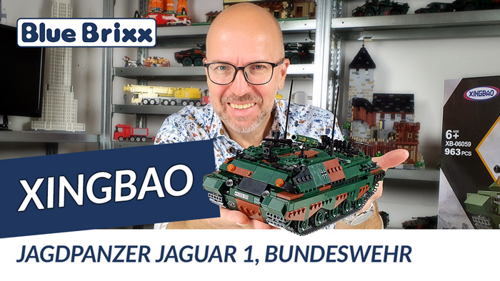 Youtube: Bundeswehr Jagdpanzer Jaguar 1 von Xingbao @ BlueBrixx