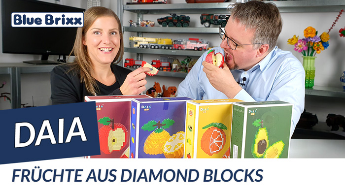 Youtube: Früchte aus Diamond Blocks von Daia @ BlueBrixx - zum Anbeißen!