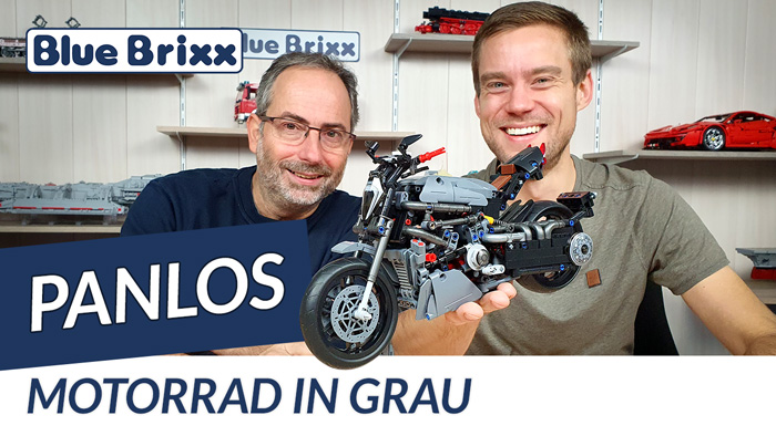 Motorrad in grau von Panlos @ BlueBrixx