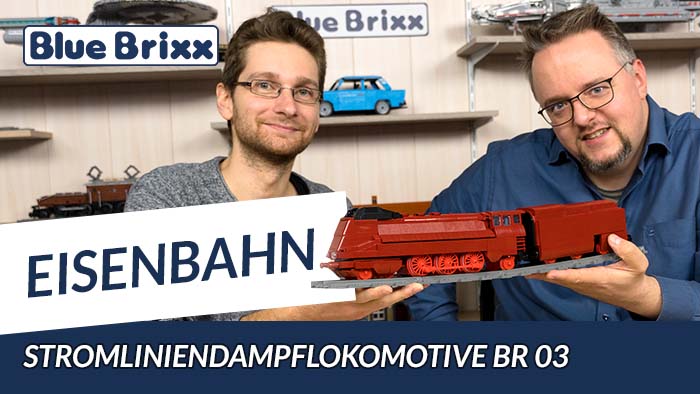 Stromliniendampflokomotive BR 03 von BlueBrixx - mit dem Eisenbahnprofi Niklas!